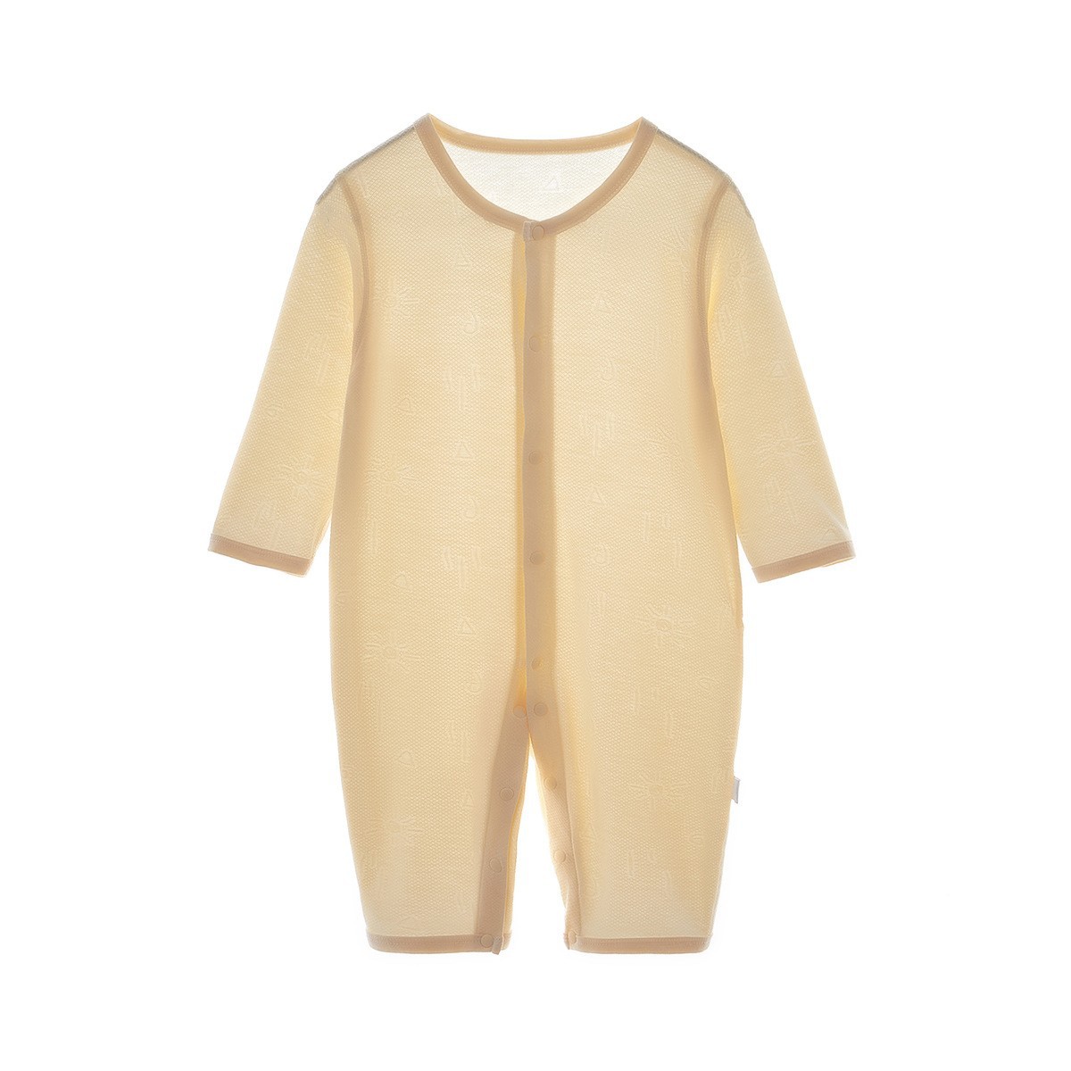 Ropa para bebés recién nacidos, pijamas para recién nacidos modales delgados de verano, mamela deshuesada de manga larga, mamela para bebés
