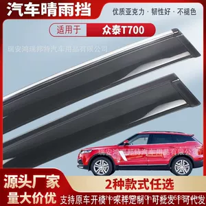 Suitable for Zotye T700 car window rain visors, acrylic car rain guards, rain deflectors, exterior modification, wholesale