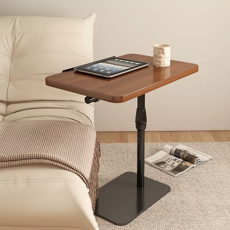 Подъемная и вращающаяся кровать, подвижные украшения для дивана, прикроватная тумбочка, легкая роскошная элитная гостиная, спальня, прикроватный компьютерный стол.