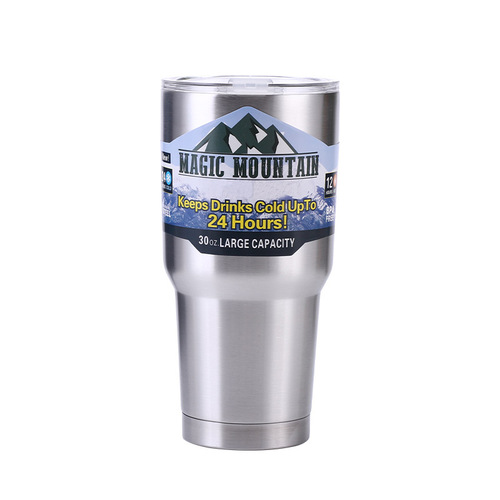 Amazon 30oz Car Cup Car Ice Cup Stainless Steel Vacuum Insulated Beer Cup Car Cup Foreign Trade