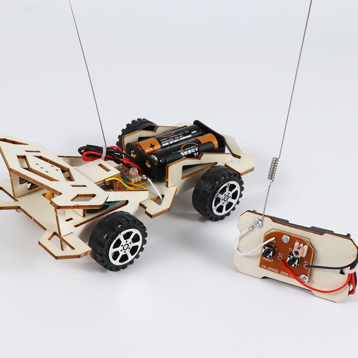 Remote Control Racing Car Handmade DIY Invention Material Package Electric Primary School Students Self-Assembled Kidsren's Toys