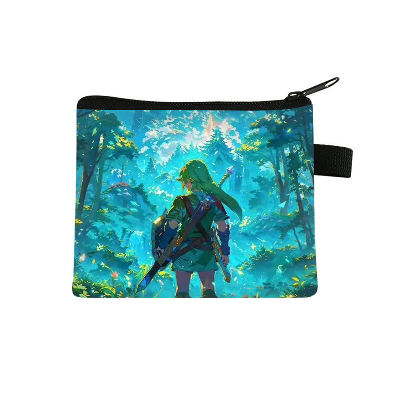 Zelda Small Bag Children's Large Coin Purse Student Storage Bag Card Holder Hanging Bag Wholesale Polyester Bag Hot Sale Zelda Small Bag Children's Large Coin Purse Student Storage Bag Card Holder Hanging Bag Wholesale Polyester Bag Hot Sale