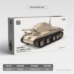 サードパーティ 300009-11 英国巡洋戦車ブレン機関銃キャリア車 QF2 砲少年ビルディングブロックおもちゃ