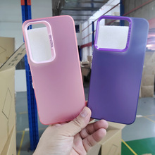 适用红米15 5G国际版镭射彩银IMD三合一手机壳七彩变色彩银肤感壳