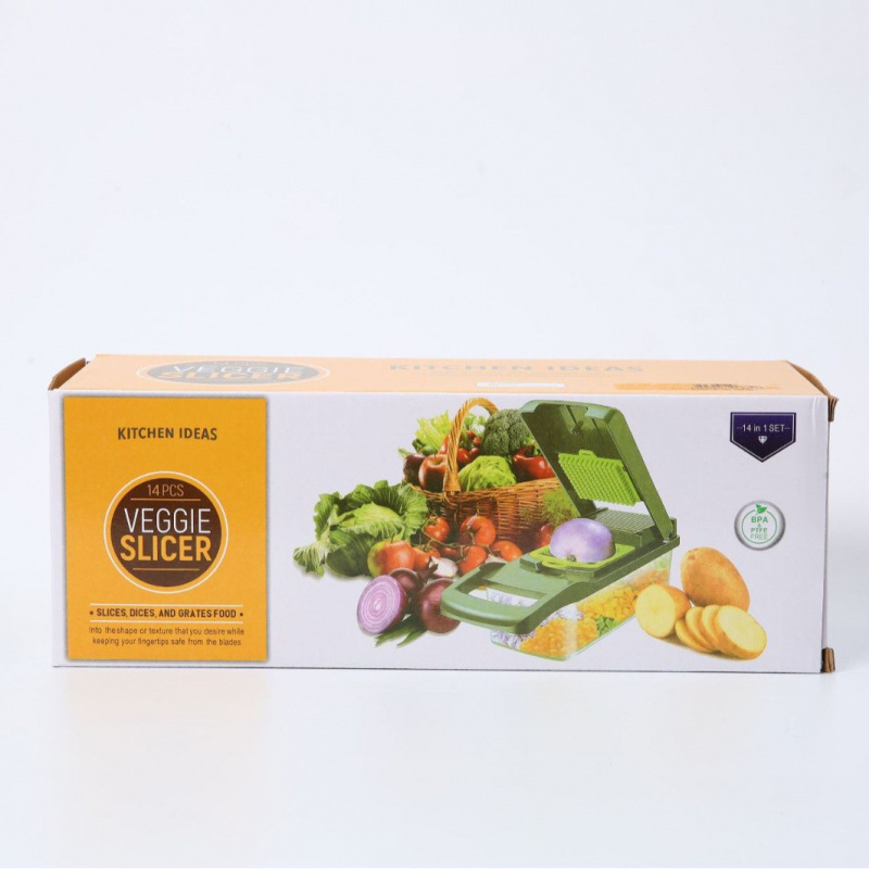 Cortador de Verduras Multifuncional de Acero Inoxidable para Cocina