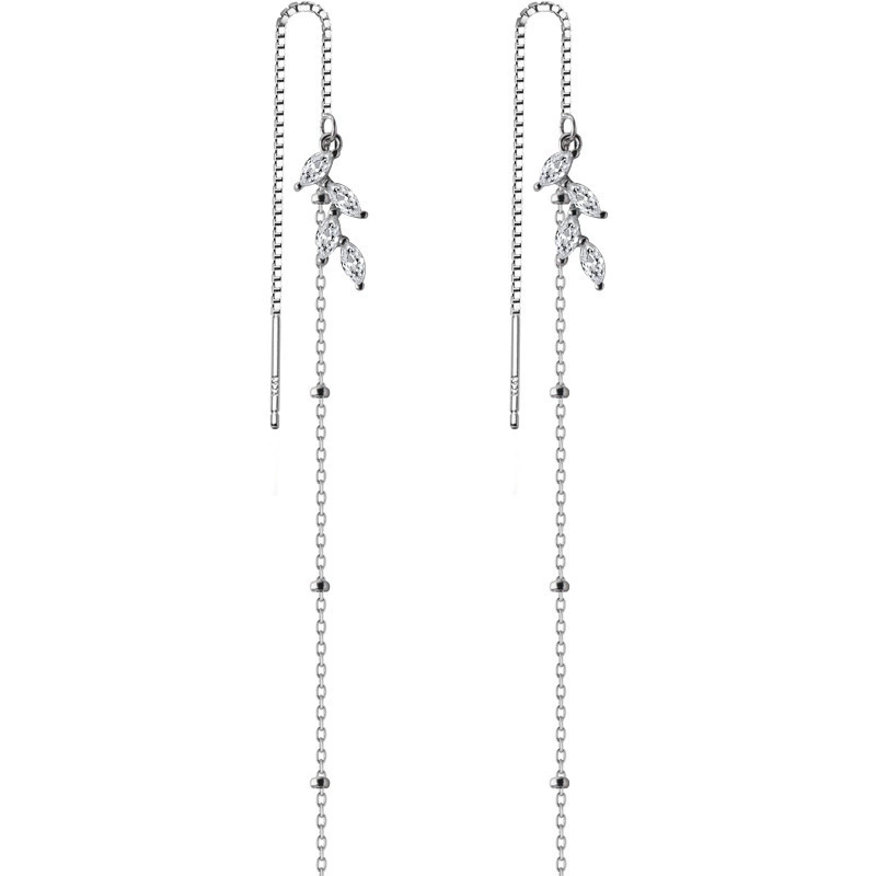 Cute fresh long earrings with tassels