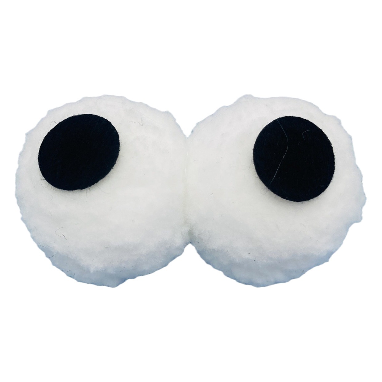 Bola de piel de dibujos animados lindo ojos grandes accesorios DIY ropa zapatos y calcetines muñeca de peluche bola de peluche accesorios para los ojos