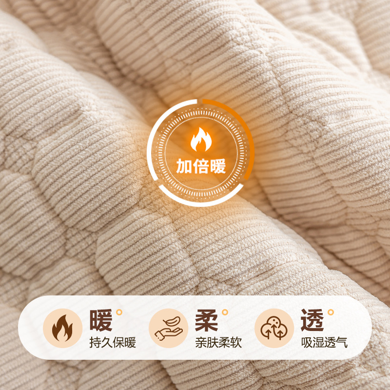 2025 nuevo engrosado cubierta de silla de algodón de lujo ligero de alto nivel sensación cubierta de sillón de comedor cubierta de taburetes todo incluido fábrica directa