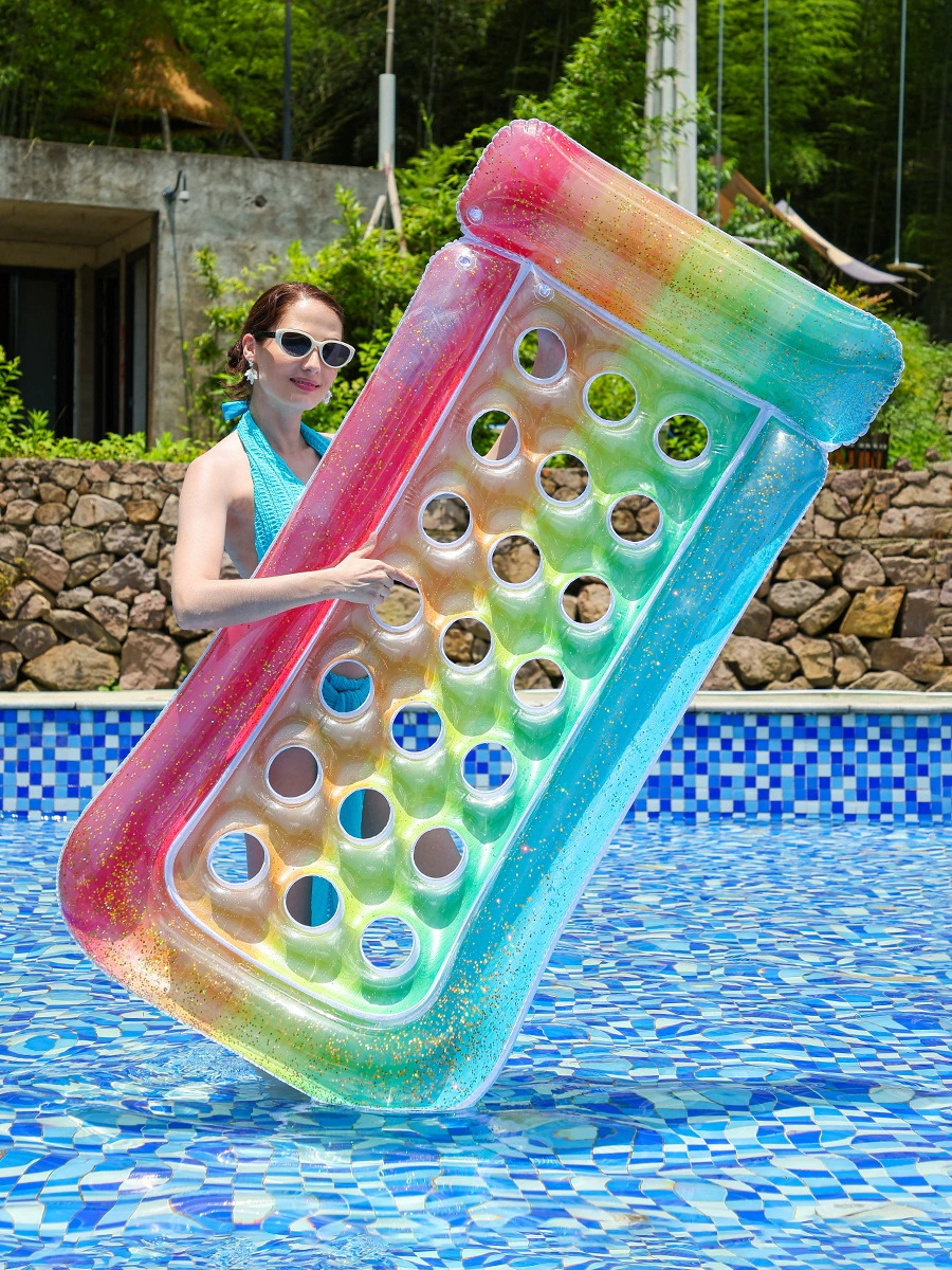 Водяной надувной ноготь sequins, радужная игрушка для взрослых, игра в воде, градиент