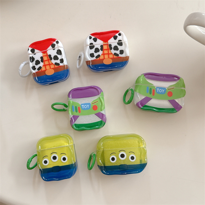 可爱卡通玩具总动员适用Airpods4/pro3耳机保护壳套二三代新款女