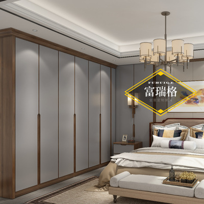 成都戴克家具有限公司全屋定制家具卧室衣柜肤感定制衣柜一门到顶|ru