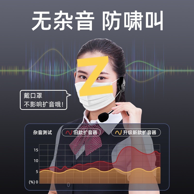 小蜜蜂扩音器教师专用无线麦克风导游讲解员上课用蓝牙讲课扩音机|undefined
