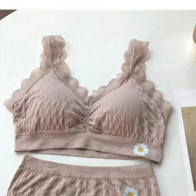Underwear, comfortable set, lace protective underware, bra, mid rise, beautiful back