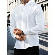 I 94764 Stand collar stripe men cardigan ����������ʿ���п�