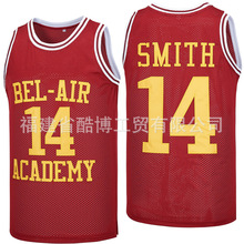 NBA篮球服球衣刺绣电影14ACADEMY SMITH童装运动训练背心通勤上衣