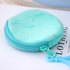 Factory Wholesale New Glitter Zero Wallet with Round Strap Simple Glitter Zero Wallet Children Crossbody Wallet Bag