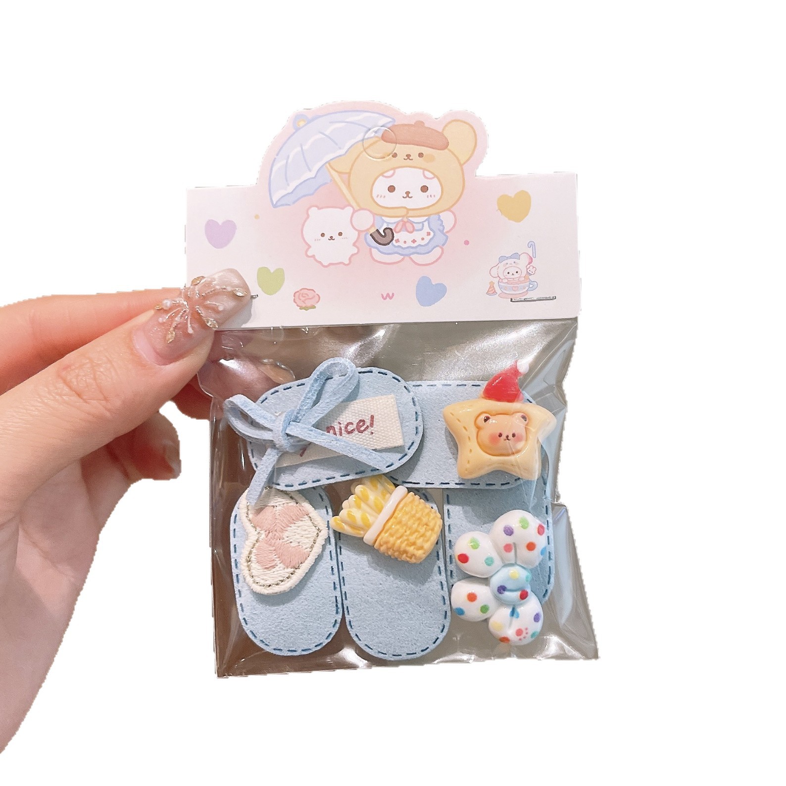 Tejido coreano para niños cabello arco adorable adornamiento de cabello para niños niñas tarjeta de cabello BB clips baby towel