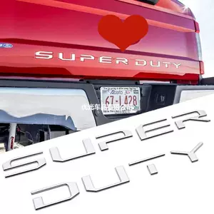 17-19 Ford SUPERDUTY arxa qutu 3D avtomobil loqosu stikerləri