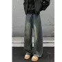 新款春秋季美式男款牛仔裤