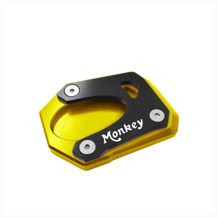 Suitable for 15-24 Models of Honda Monkey125 Side Stand Enlarger, Kickstand Widening, and Anti-Slip Pad Accessories