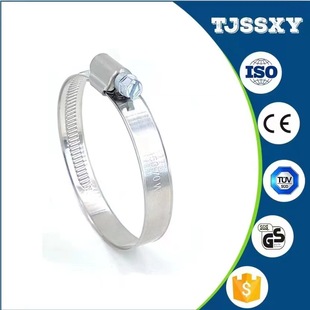 Wholesale German throat hoop clamp pipe clamp iron galvanized German throat hoop 201/304 stainless steel German throat hoop