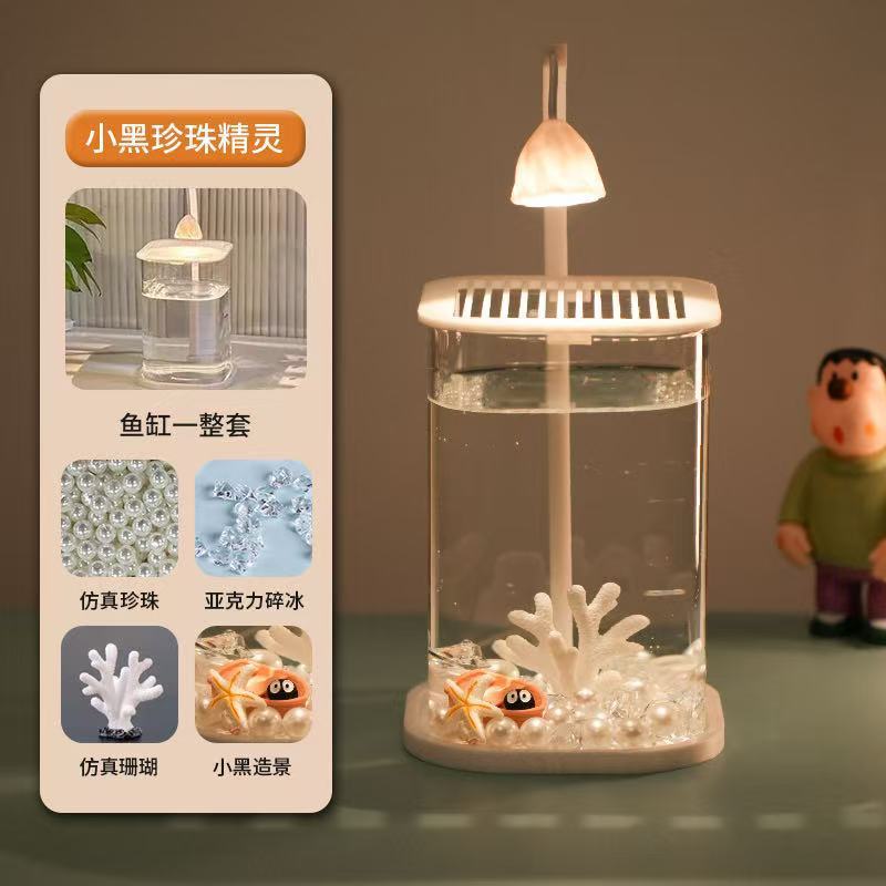 진주 으깬 얼음 사각 실린더