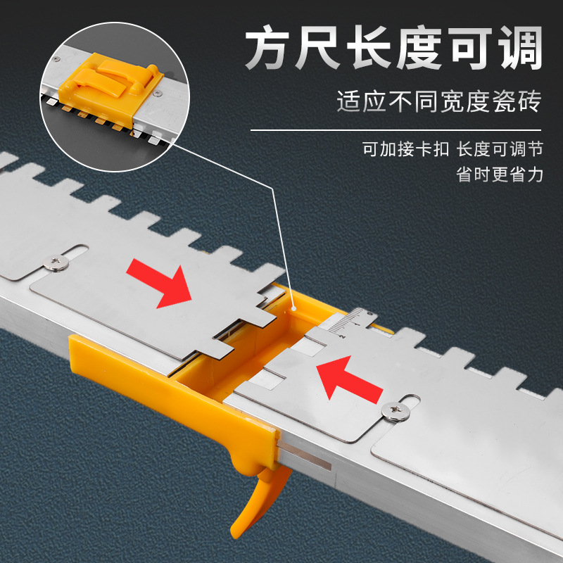 Ranura de albañilería cuchillo de enlucido ranura de acero inoxidable tirando artefacto raspado barro artefacto herramienta especial para azulejo pegado