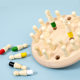 Cross-border wooden color memory board parent-child table games concentration training puzzle thinking training toys