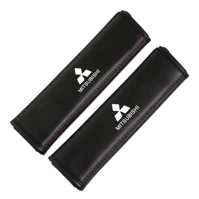 Belt Protector Anti-Neck Strangulation Soft, Seat belt shoulder pad - double-line-shoulder-pads-mitsubishi