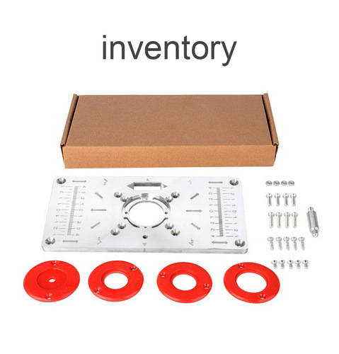 Woodworking edge trimming machine flip plate Bakelite milling and engraving machine Slotted Bakelite milling guide table chamfer plate installation table