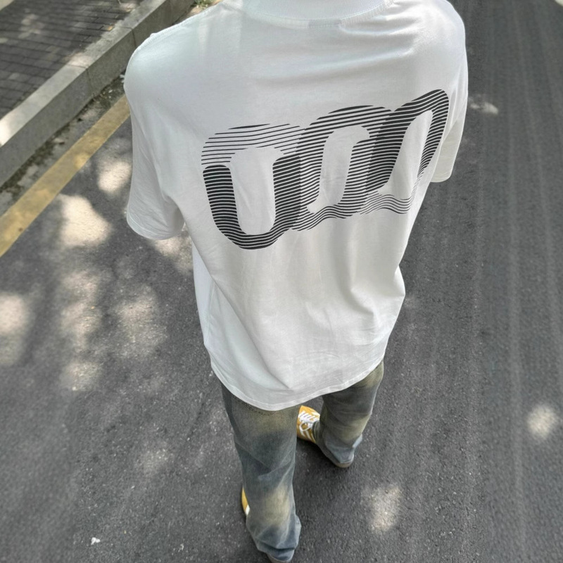 100 Pure Cotton Spring and Summer Costsize Loose Loose Half-sleeve T-shirt for Men Retro Hong Kong Style Ins Letter Short-sleeve T-shirt New Arrival Loose Half-sleeve 100 Pure Cotton Spring and Summer Costsize Loose Loose Half-sleeve T-shirt for Men Retro Hong Kong Style Ins Letter Short-sleeve T-shirt New Arrival Loose Half-sleeve