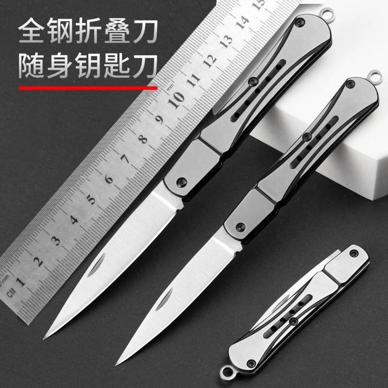 Camping knife stainless steel Fruit knife outdoors Folding knife Self-defense Knife Portable pocket knife Field tool gift