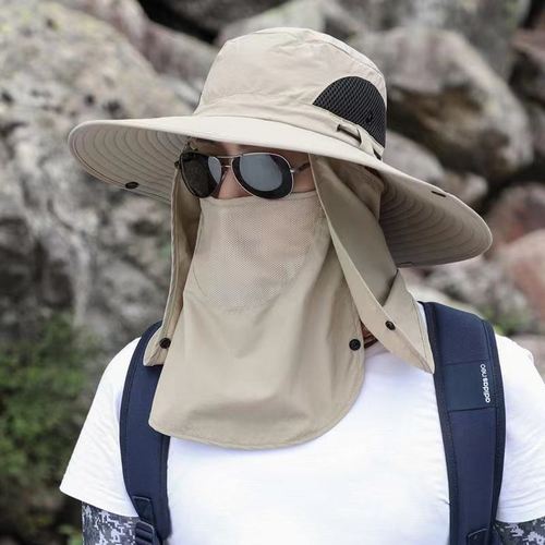 Fishing Hat Men Outdoor Sun Hat Sun Protection Hat Foldable Cooling Hat UV Protection Fisherman Hat Breathable Sun Hat for Men