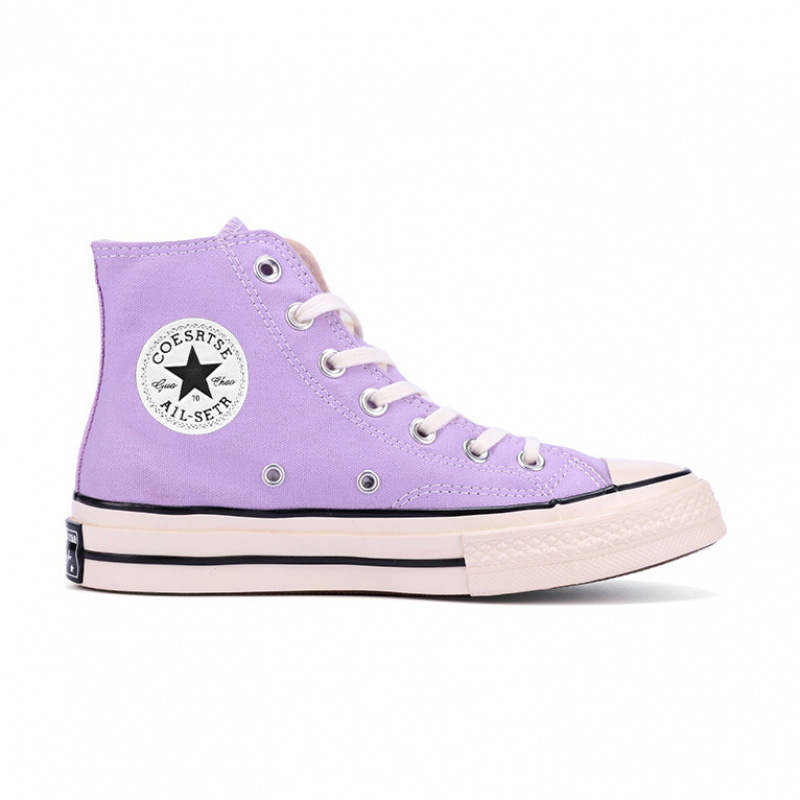 Meiji Conway de los años 1970 zapatos de lona de pareja alta mujer estrella clásica baja zapatos deportivos casuales skate hombre image 19