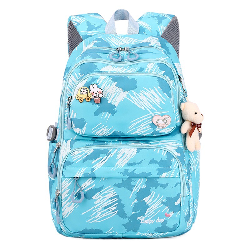 2022 nueva mochila femenina nuevo estudiante de escuela primaria grado 3-6 gran capacidad estilo coreano reducción de carga ligera entrega transfronteriza