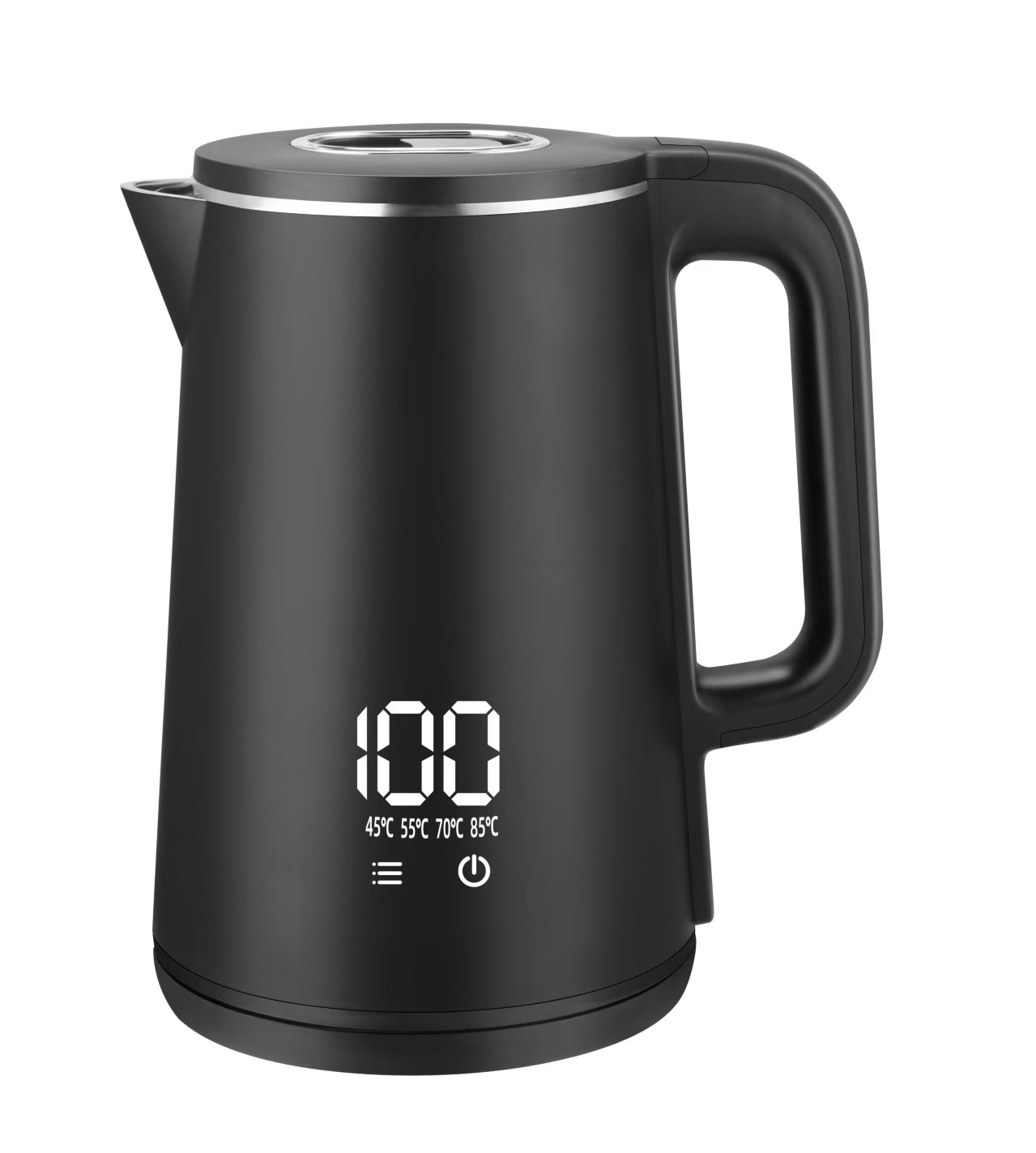 Hervidor de agua de aislamiento integral hervidor de agua de acero inoxidable de gran capacidad 2L con pantalla digital hervidor eléctrico de temperatura constante inteligente