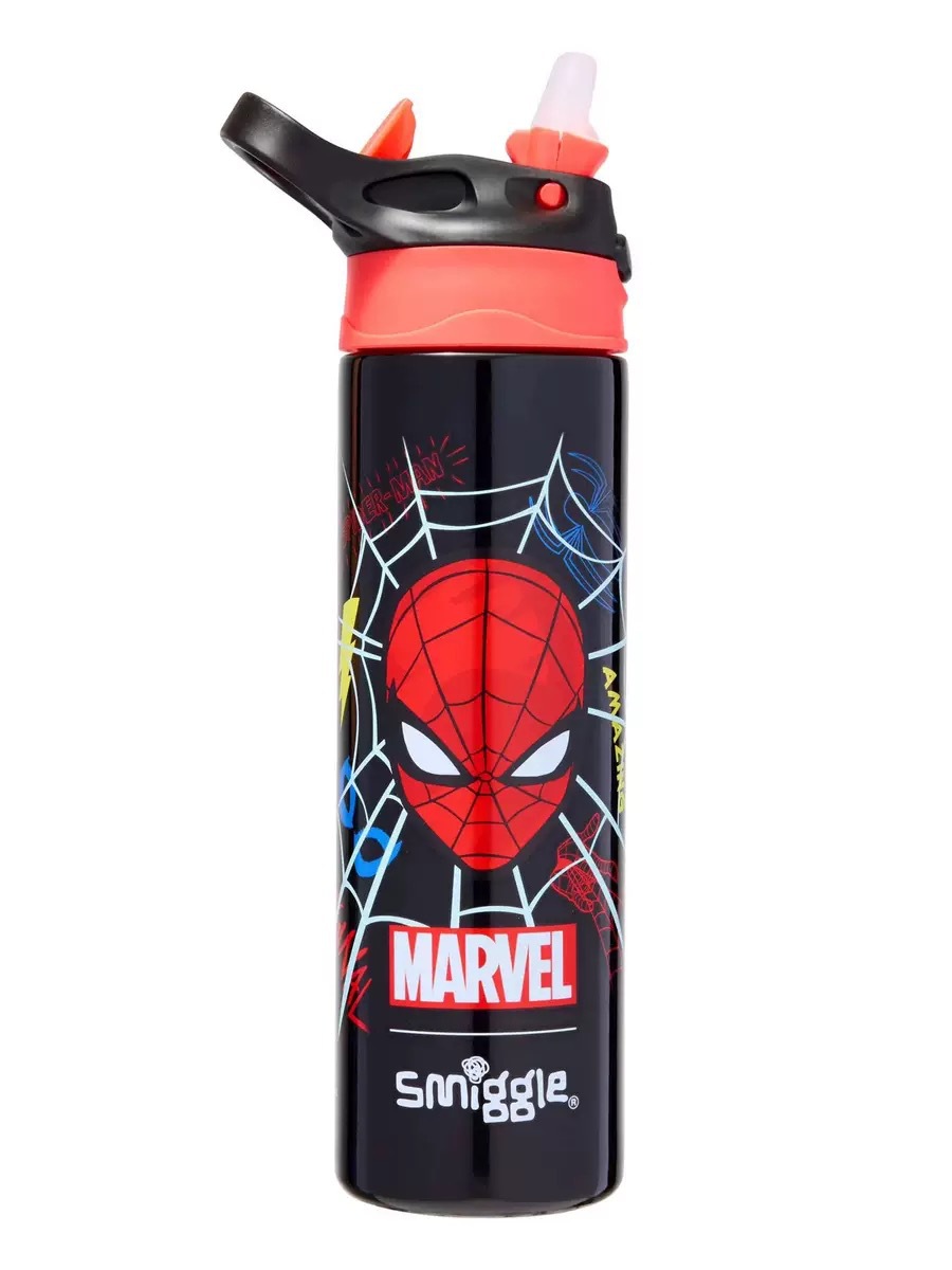 Australia smiggle Spiderman mochila escolar escuela primaria mochila bolsa de comida juego de papelería bolsa de lápices billetera taza de agua