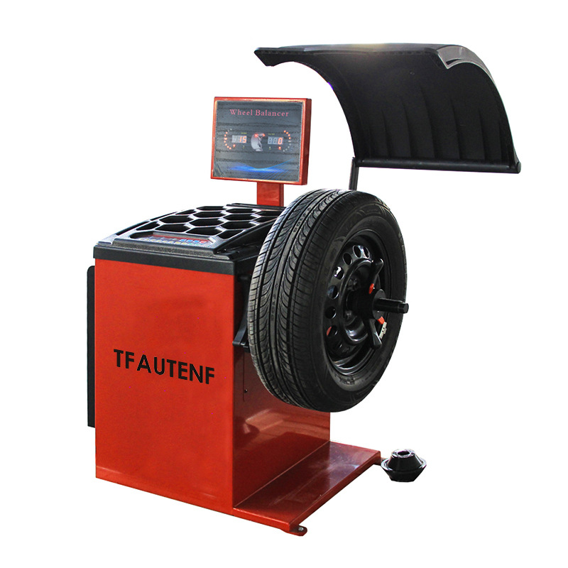 Fabricantes de suministro herramientas de reparación de automóviles instrumento de equilibrio automático láser de luz infrarroja máquina de equilibrio de neumáticos de coche