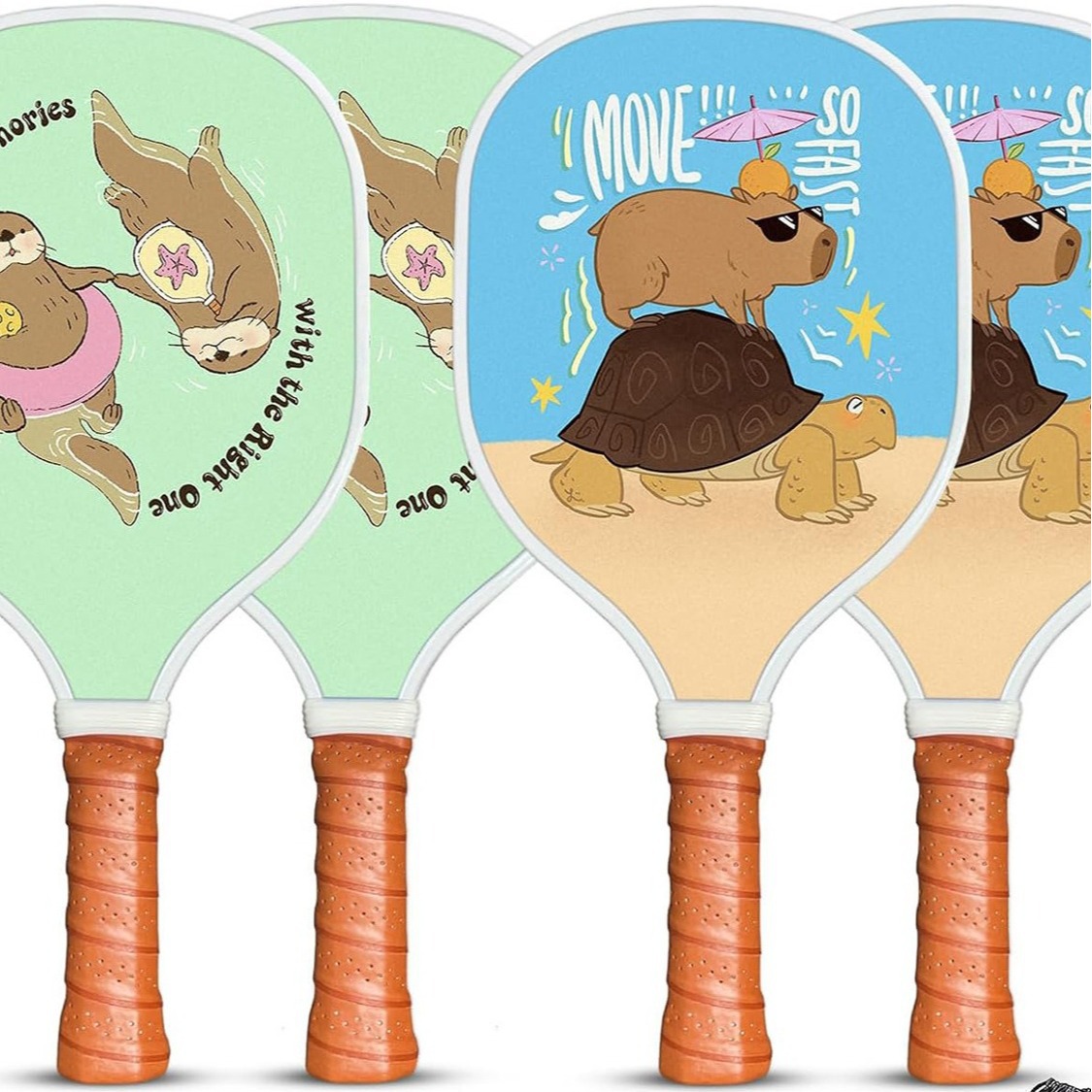 pickleball Racket Poplar 9-layer Board Wooden pickleball Racket Board Novice Home Sports Training Racket Set
