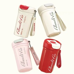 Cup Bear Urban Coffee Cup Office Cup High-Looking Water Cup Ceramic Liner Cup Car-Mounted Water Cup