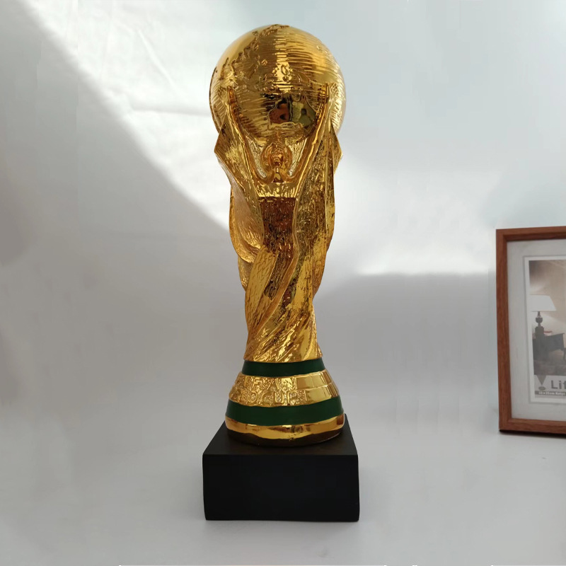 Copa del mundo suministros de ventilador Premio Balón de Oro trofeo botas de oro Guantes de Oro portero de fútbol trofeo letras regalo al por mayor