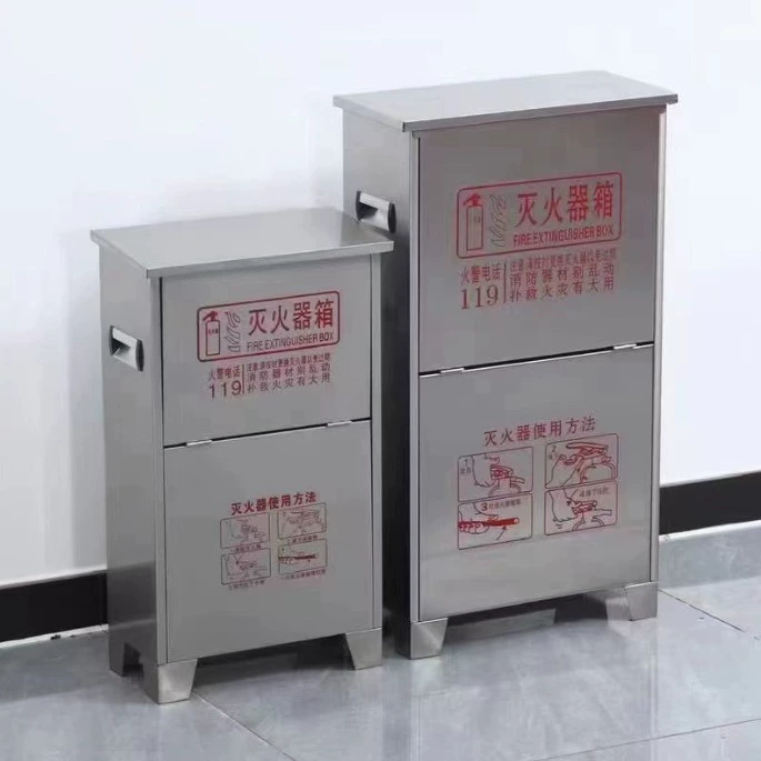 Нержавеющая сталь пожарная коробка 2 только 4 кг коробка CO2 огнетушитель коробка круговая дуга коробка 2/4/8/кг Специальный