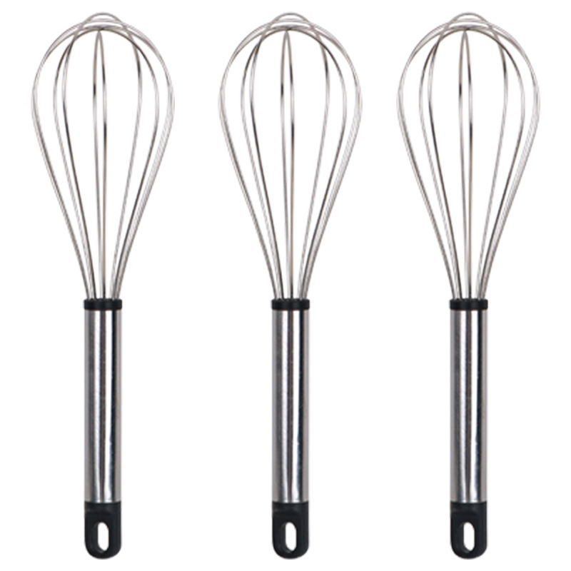 Handheld Household Manual Stainless Steel Beater Dough Mixer Egg Stirrer Baking Tool_voghion.com