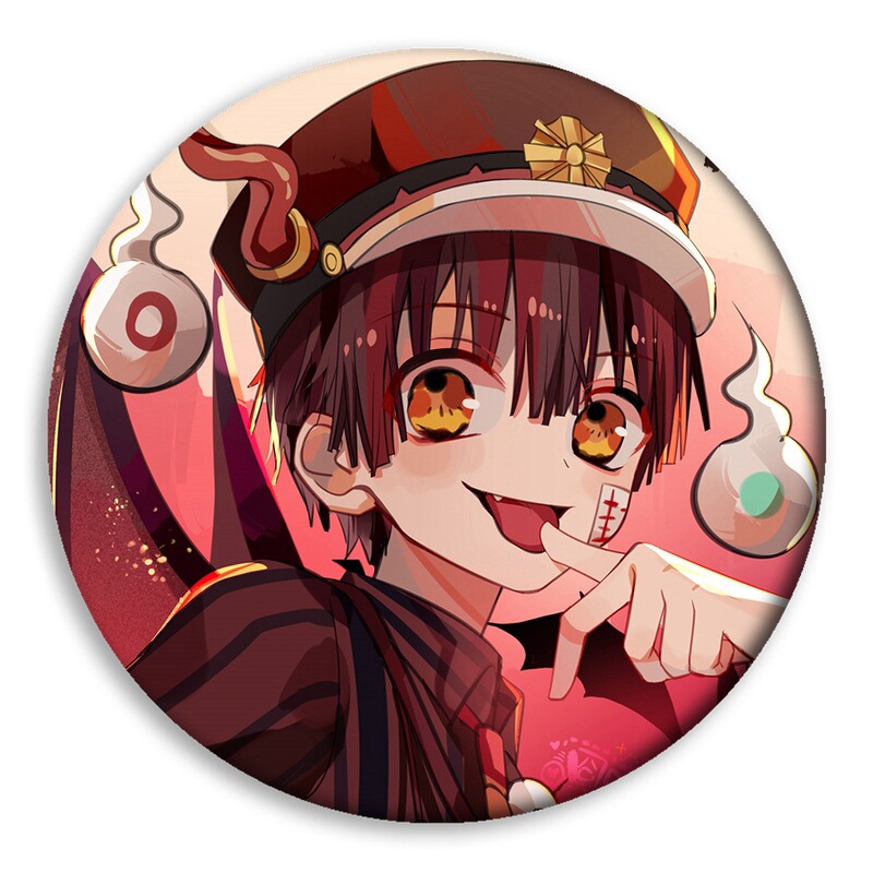 地縛少年花子君紋章の周辺は寧寧花子君ブリキの胸章を飾っています。|undefined