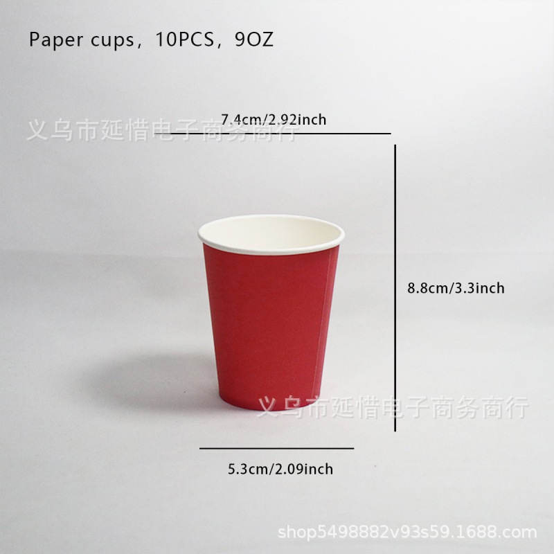 Tazas de papel de color para niños artísticos hechos a mano DIY materiales de fabricación de tazas de papel comerciales de supermercados desechables fabricantes al por mayor image 12