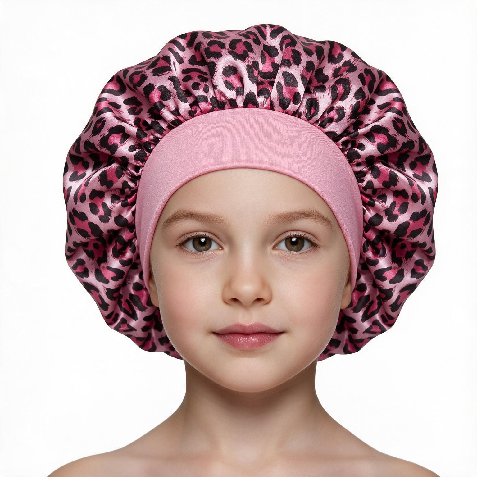 Amazon ventas transfronterizas europeas y americanas gorras de dormir de seda elástica gorras redondas gorras de pelo para bebés