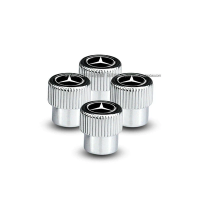 valve — Mercedes-Benz Modified Brabus Smart - gear-model-black-background-mercedes-benz-silver-4-pieces