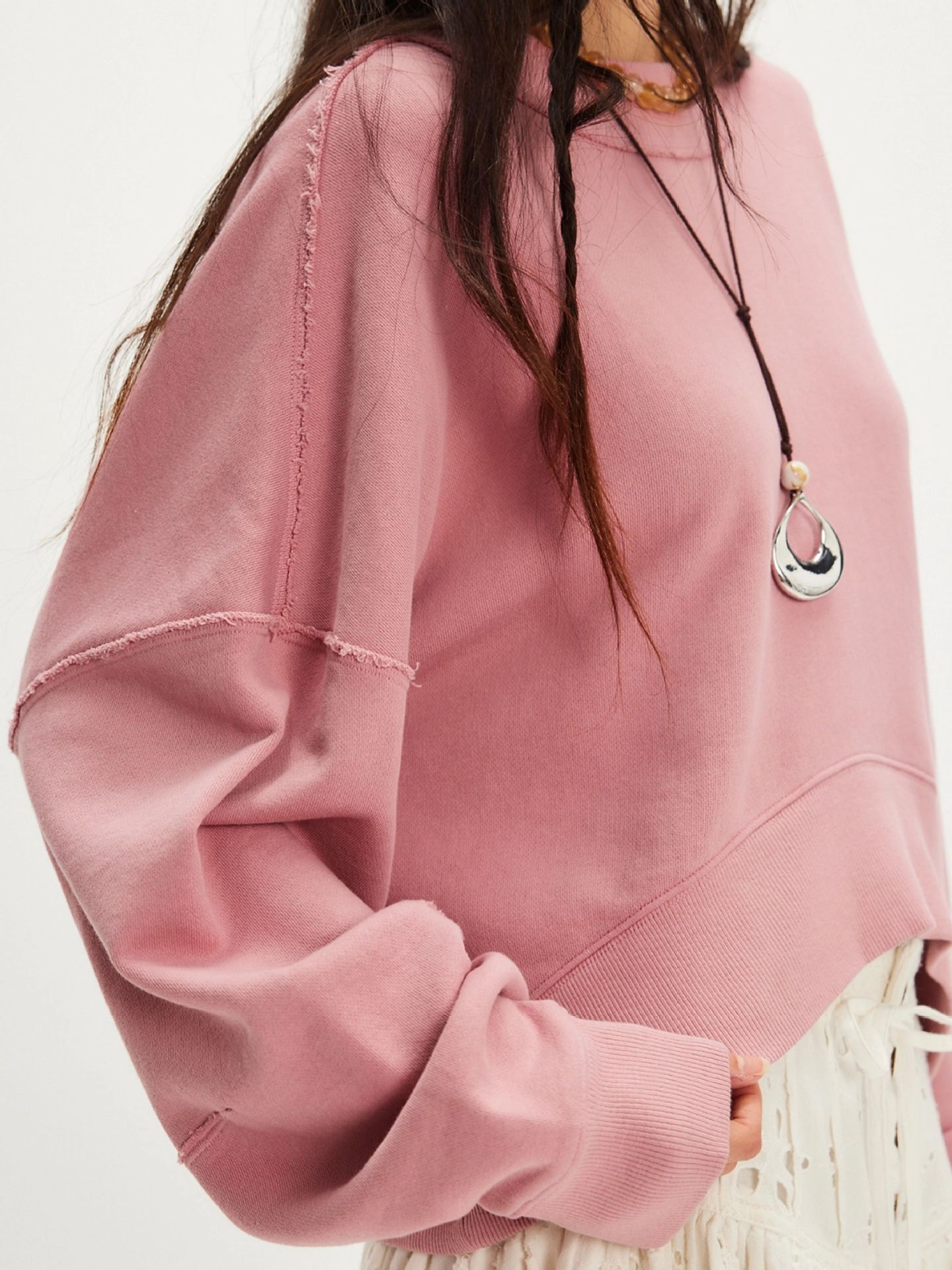 Women's Long Sleeve Pullover Sweatshirt Casual Autumn Winter_voghion.com