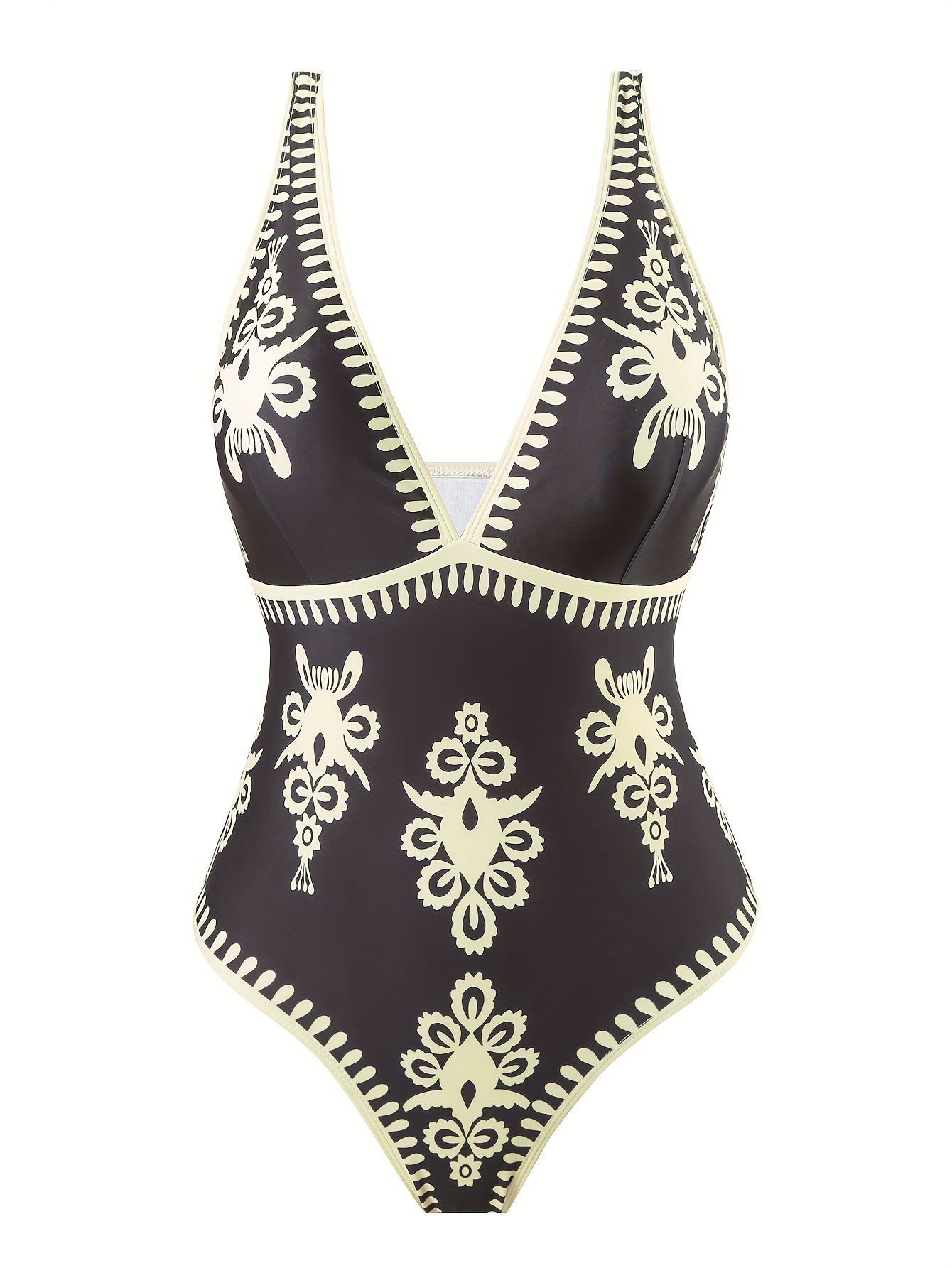 Damen Gothic Stil Badeanzug Einteiler Sexy Mode Strand_voghion.com
