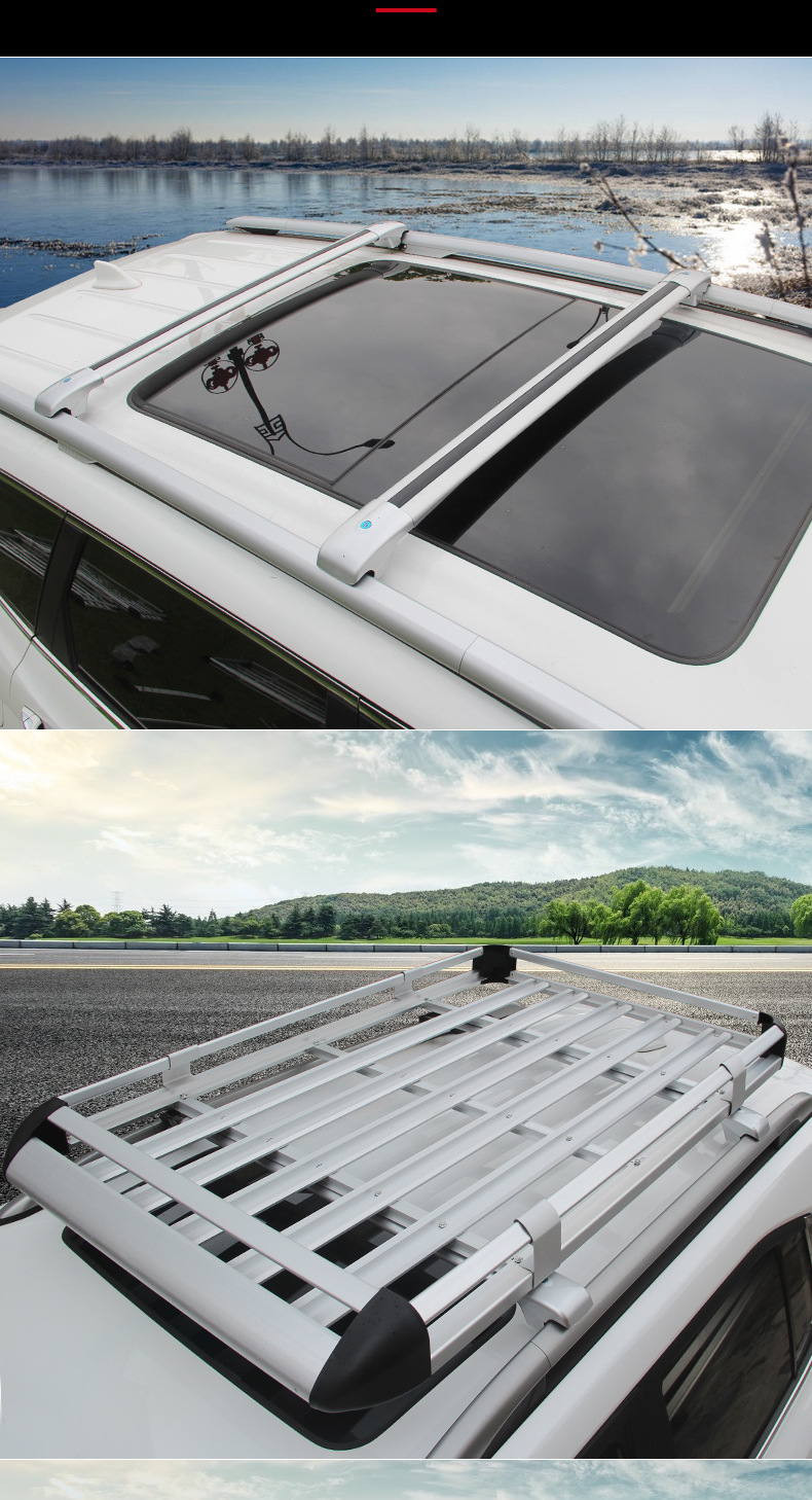 Car roof rack suv universal car travel frame rack special luggage frame basket roof rack modification only